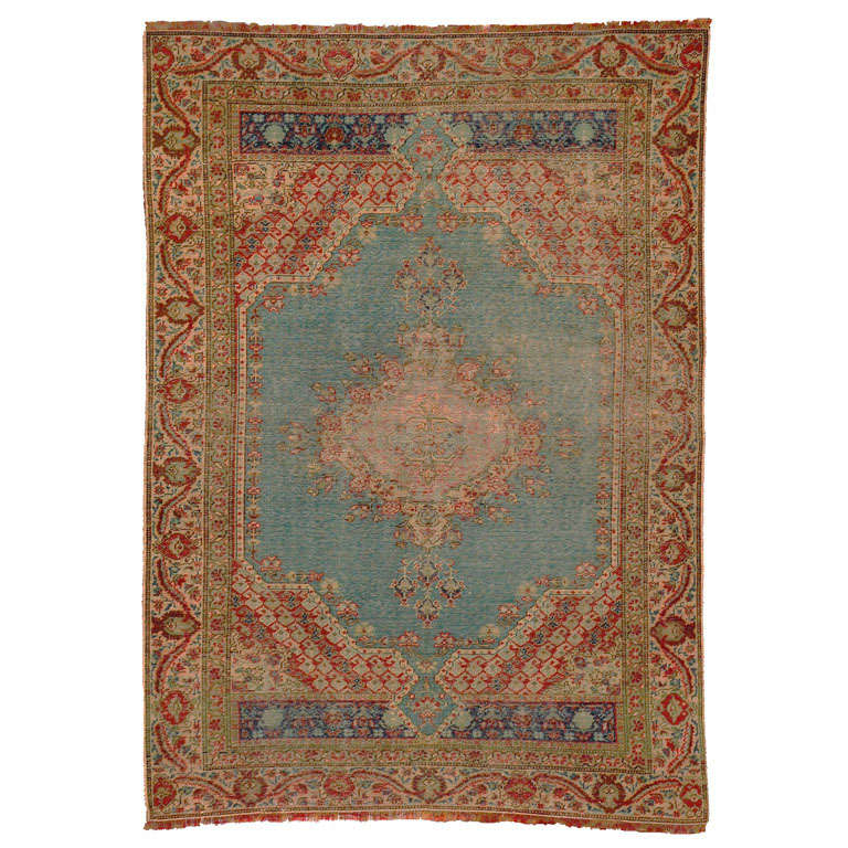 Antique Turkish kysari rug, early 20th century
