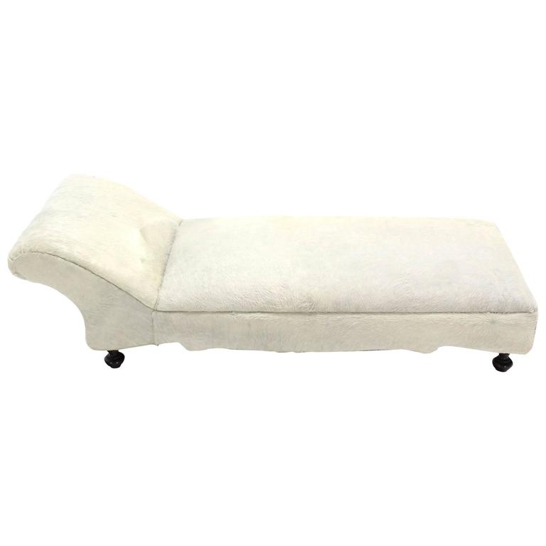 Cow Hide Upholstery Chaise Longue Daybed At 1stdibs Cow Hide Upholstery Chaise Longue Daybed At 1stdibs