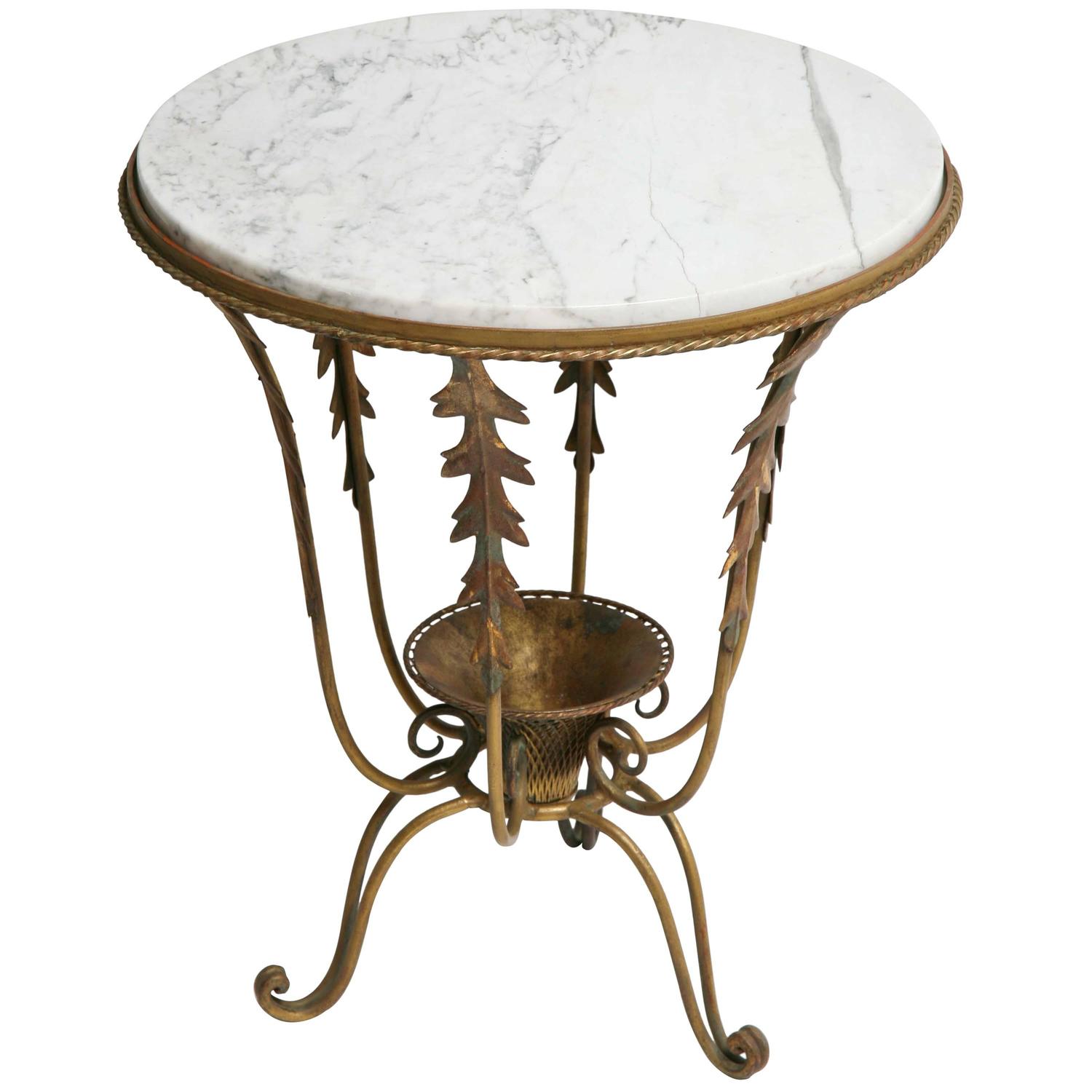 Hollywood Regency side table, mid-20th century