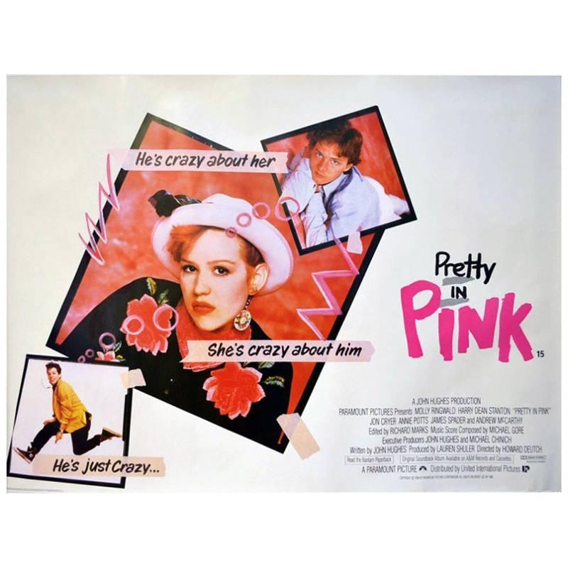 Pretty In Pink Film Poster 1986 For Sale At 1stDibs Pretty In Pink