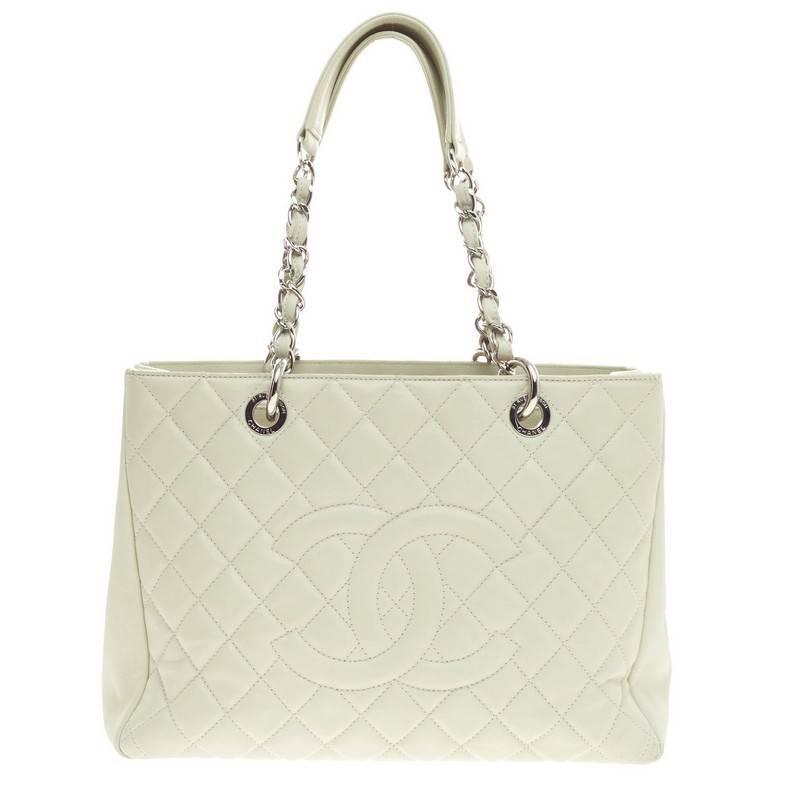 Chanel caviar grand shopping tote black new Chanel caviar grand shopping tote
