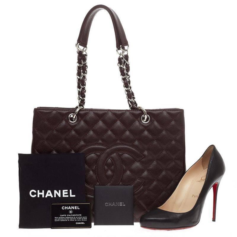 Chanel caviar grand shopping tote black new Chanel caviar grand shopping tote