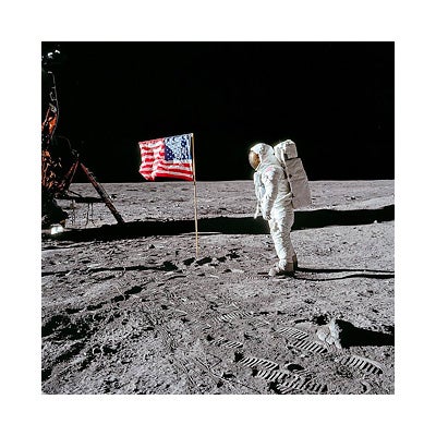 Buzz Aldrin, Flag on the Moon, 1960s