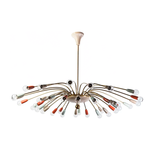 Spider-Form Sputnik Lamp, 1950s