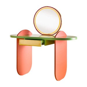 Design Kraft Mirror Moods Makeup Table, New