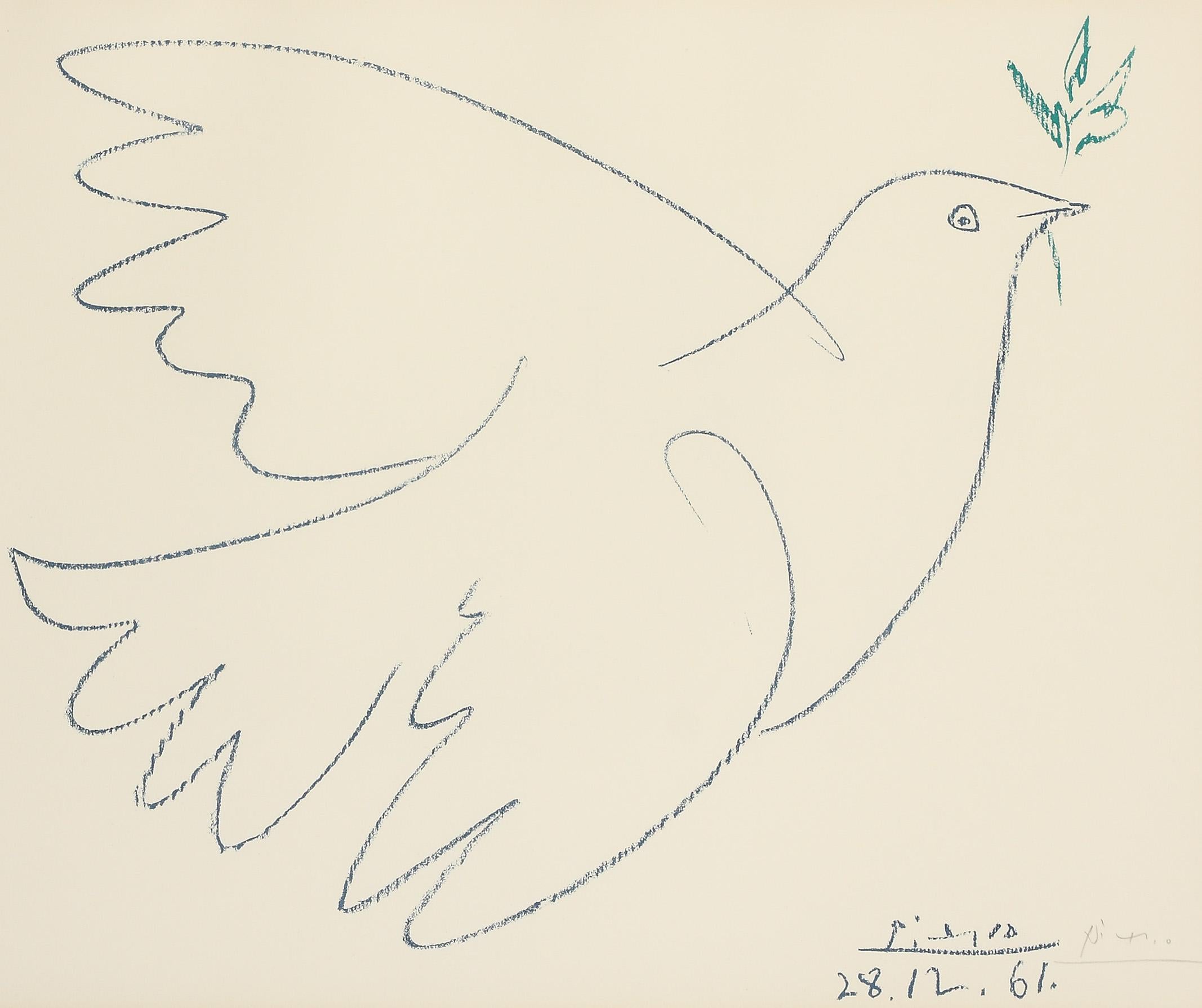 Голубь мира Пикассо 1949 г