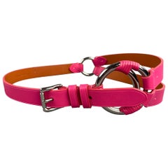 -64 % NEW RALPH LAUREN Waist Size M Pink Leather Belt