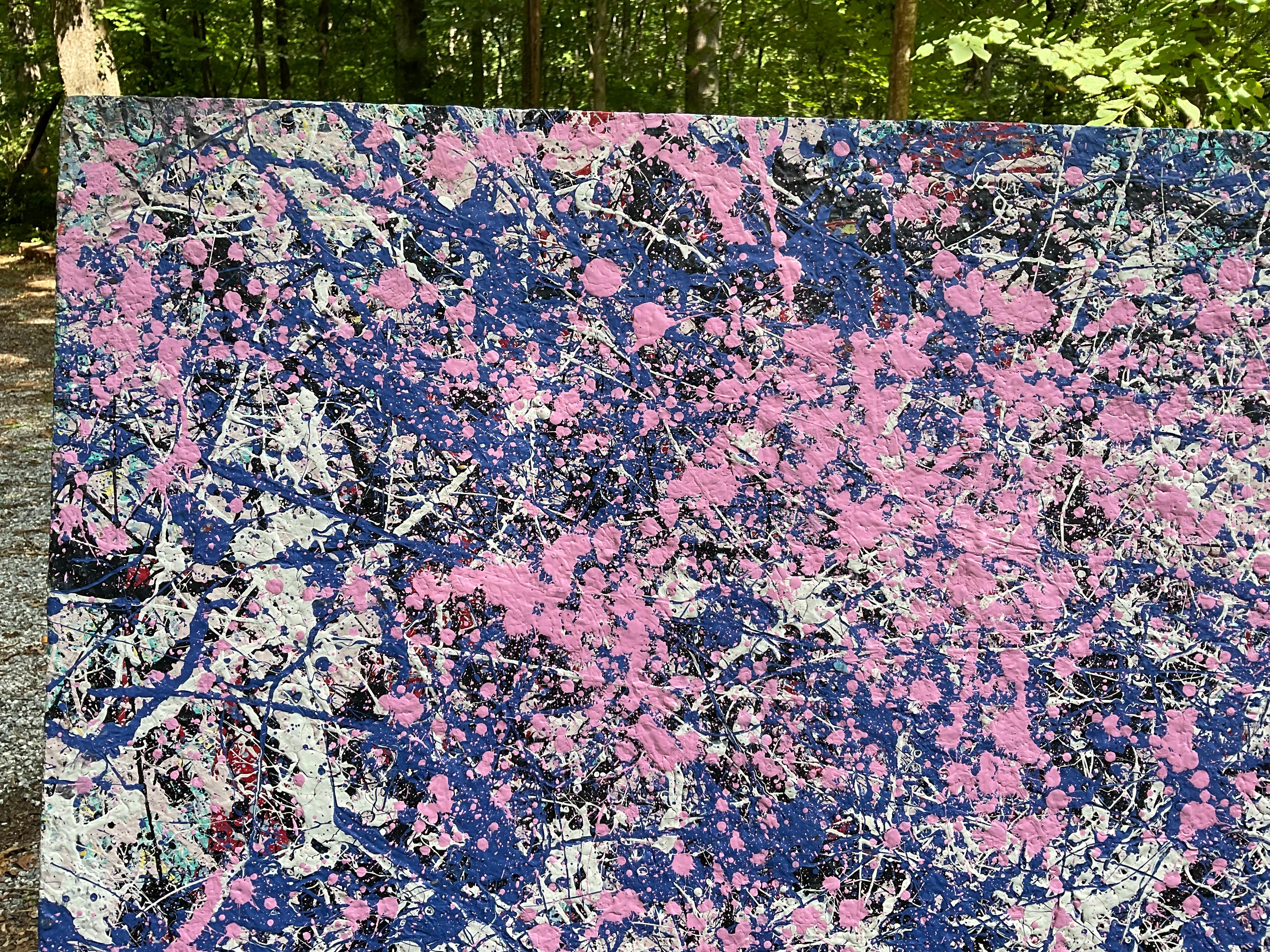 : Expresionismo Abstracto Pintura Acrílica de John Frates Artista Americano Estadounidense en venta