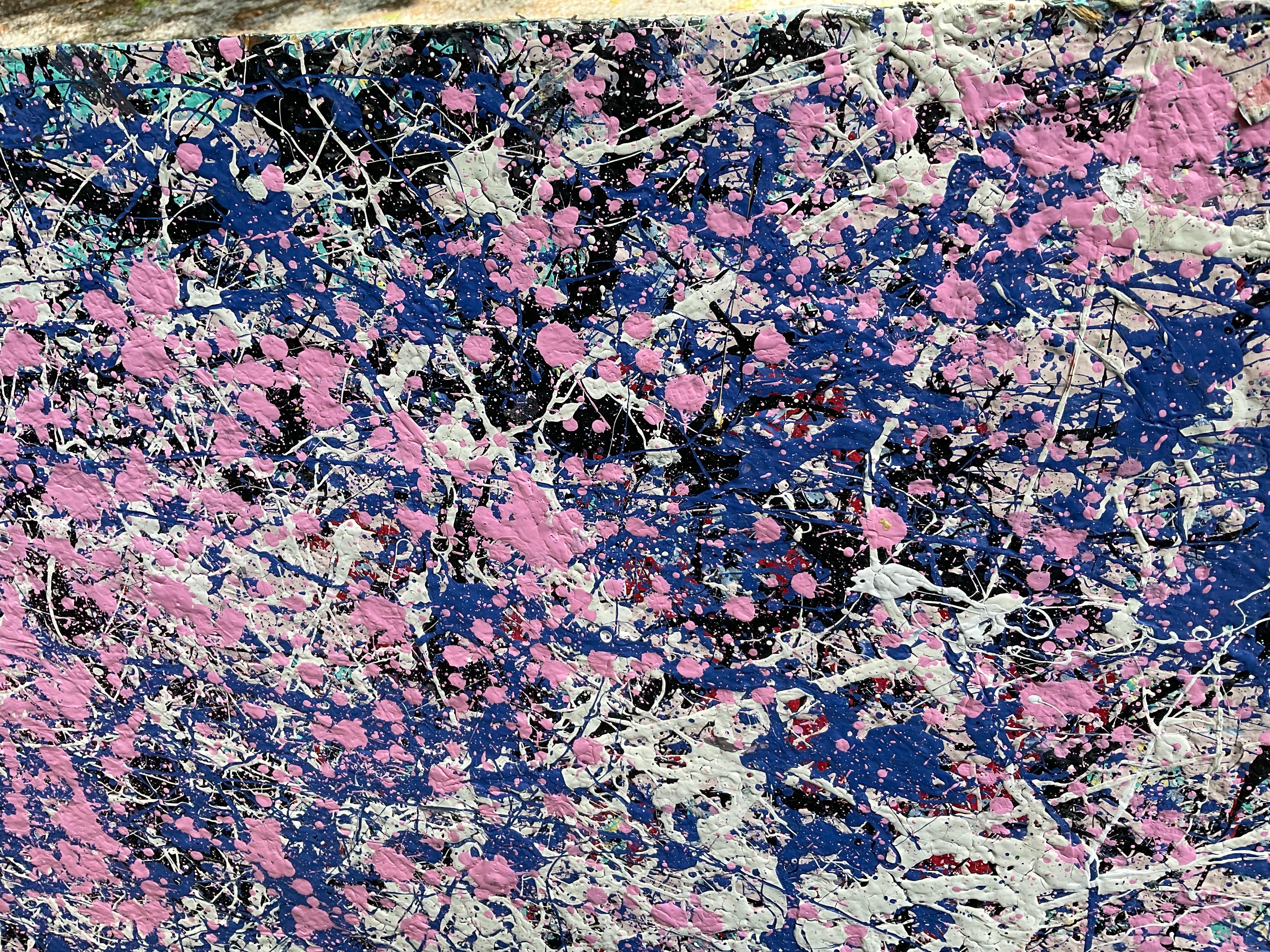 : Expresionismo Abstracto Pintura Acrílica de John Frates Artista Americano Acrílico en venta