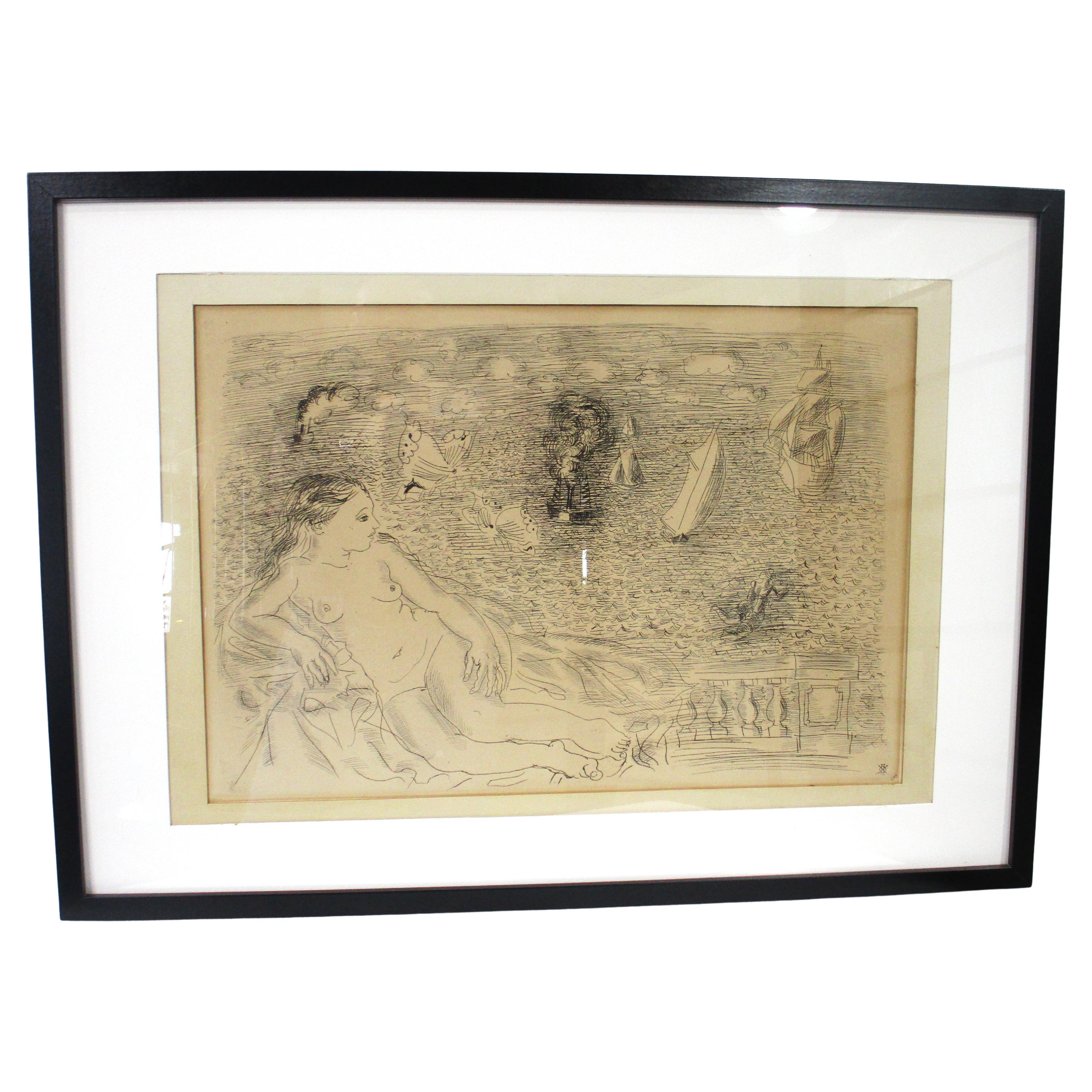 (after) Raoul Dufy Französische Radierung von Chalcographie Louve DU France