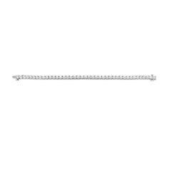 Amwaj 18 Karat White Gold Bracelet with Round Diamonds