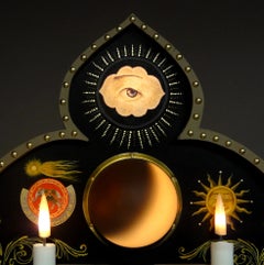 / Art Donovan / "Most Excellent Rumi Redux"  Table Light Sculpture