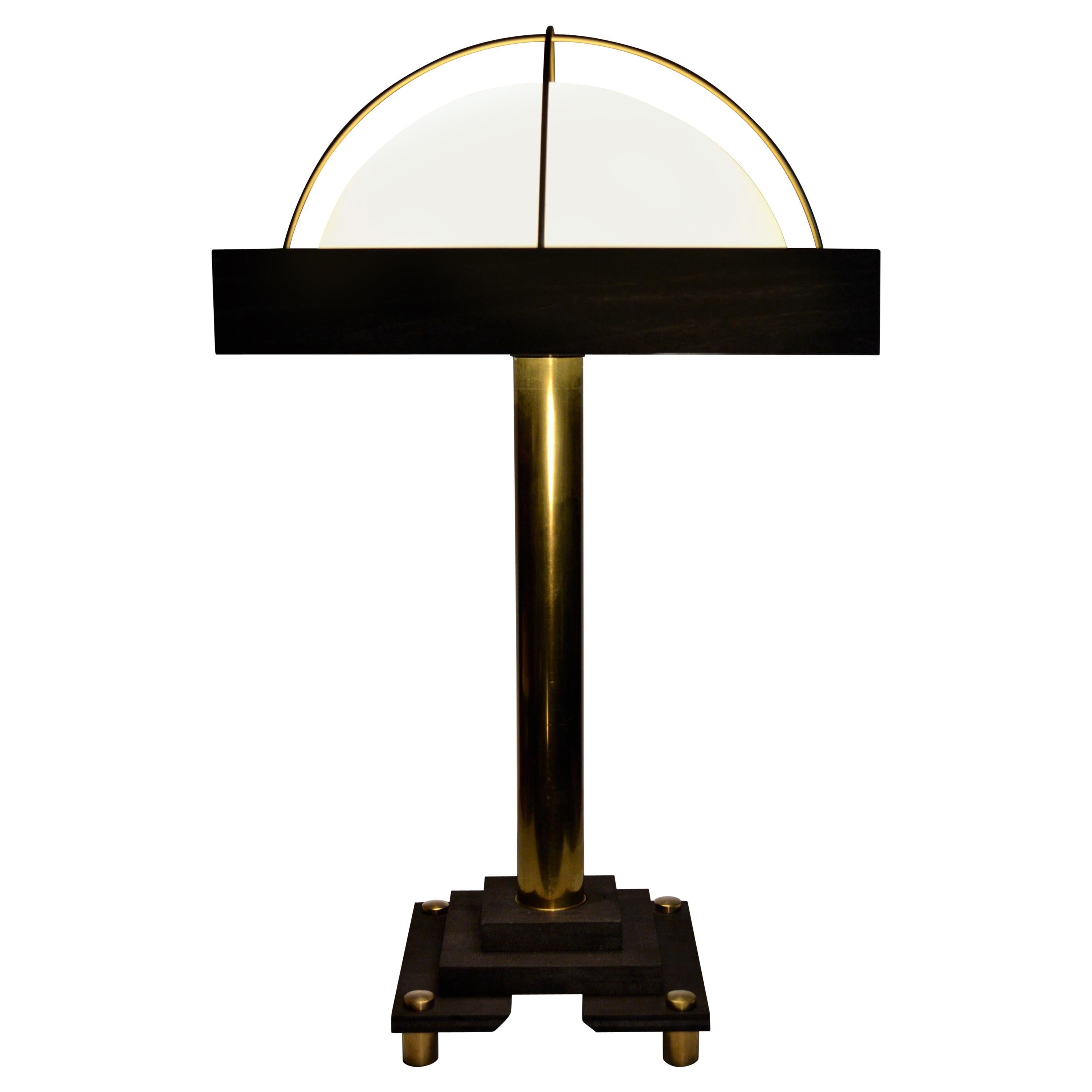 / ART DONOVAN / "Salon" Table Lamp. Bauhaus, Contemporary Handmade Design. For Sale
