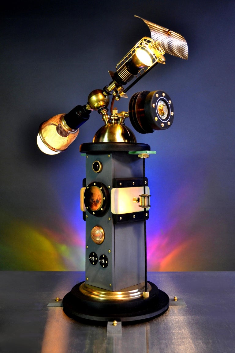  art donovan university observatory illuminated sculpture table