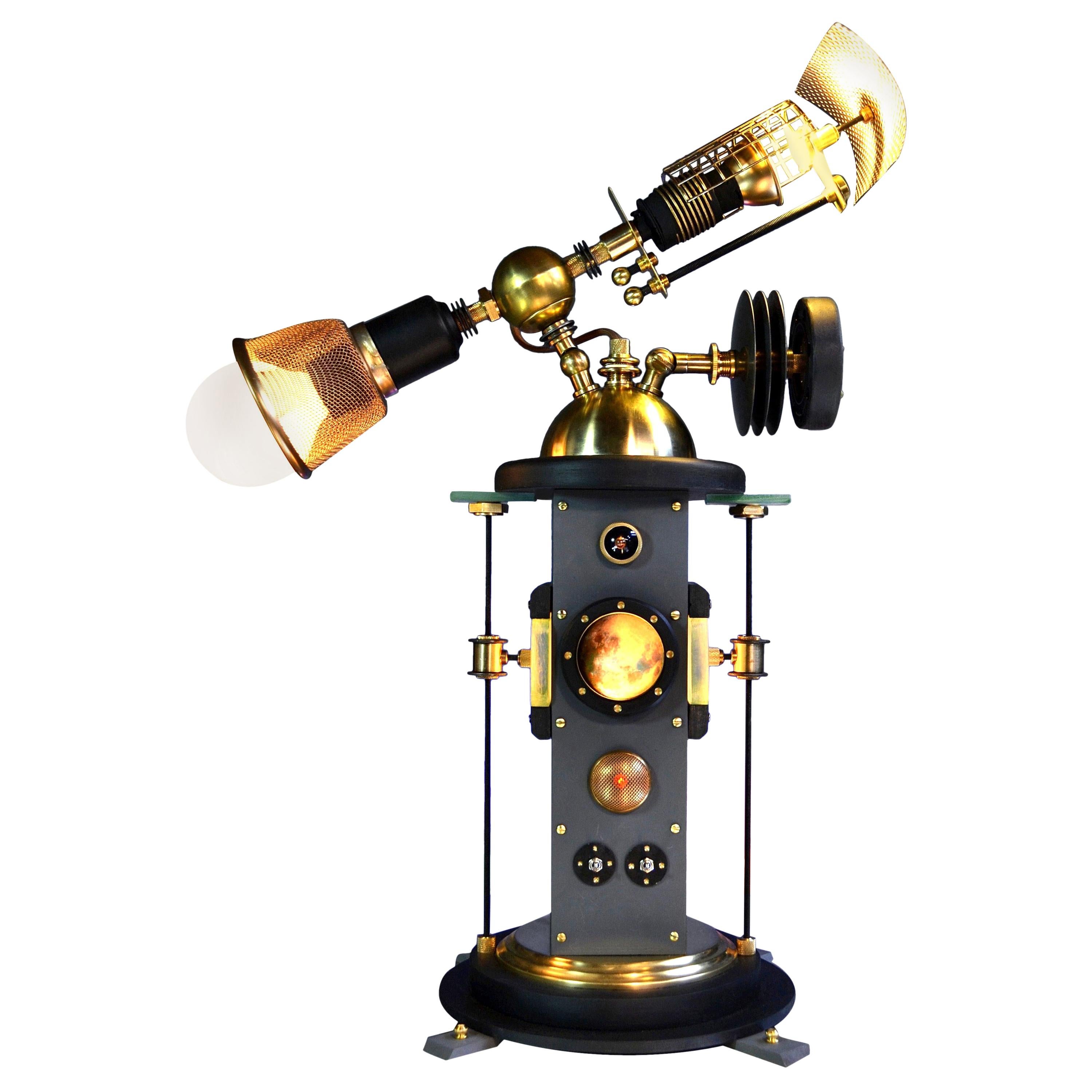 / ART DONOVAN /   "University Observatory", Illuminated Sculpture/Table Lamp For Sale