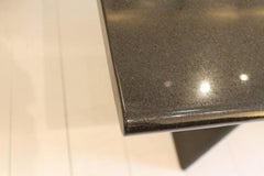 "Asolo" Table by Angelo Mangiarotti in Black Granite, Italy, circa 1980
