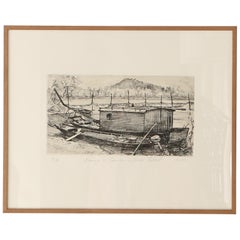 "Barrage à saumons à Saint Thibault":: Jacques Ousson
