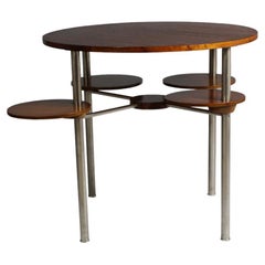 Bauhaus Tubular Steel Side Table, 1930s