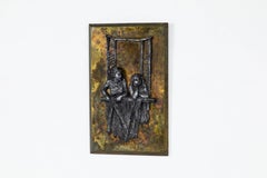 Bronze Wall Relief Fine Art by Philip & Kelvin LaVerne, 1960s Signed