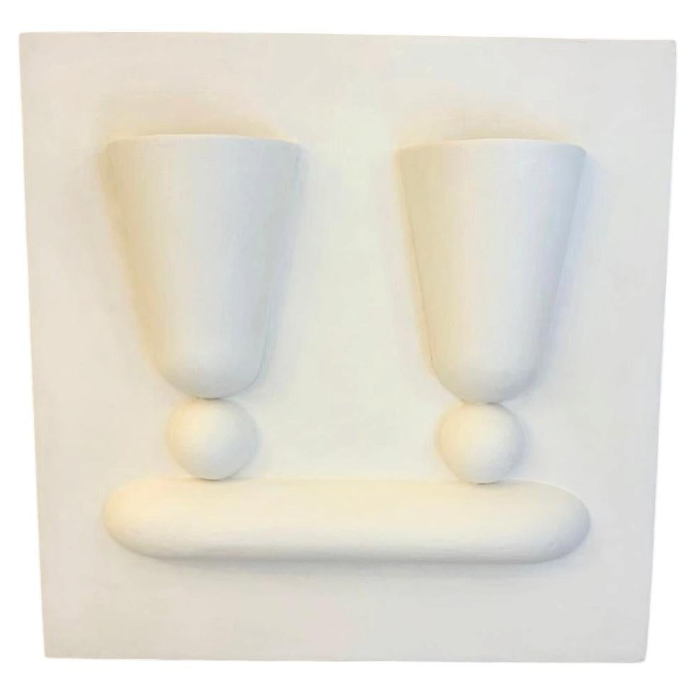 " Calix" two-lights plaster applique, designed by Massimo Mangiardi. 2026.