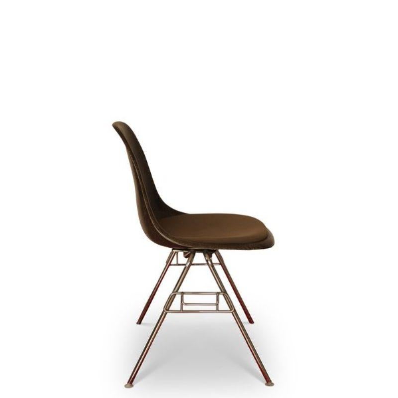 Americano Charles and Ray Eames Herman Miller DSS Sedia imbottita in fibra di vetro anni '80 in vendita
