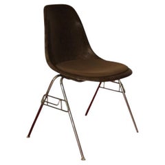Charles & Ray Eames Herman Miller DSS Fibreglass Upholstered Chair 1980s