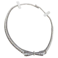 【 Géométrie sculptée】Twilight Tiara Aurora Baby Collier de perles d'Akoya et de diamants