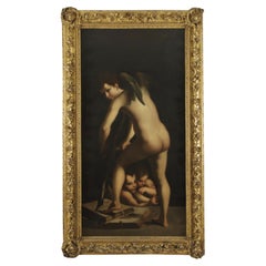 " Cupid Making the Bow " Italian School Copy Parmigianino 19th Century 