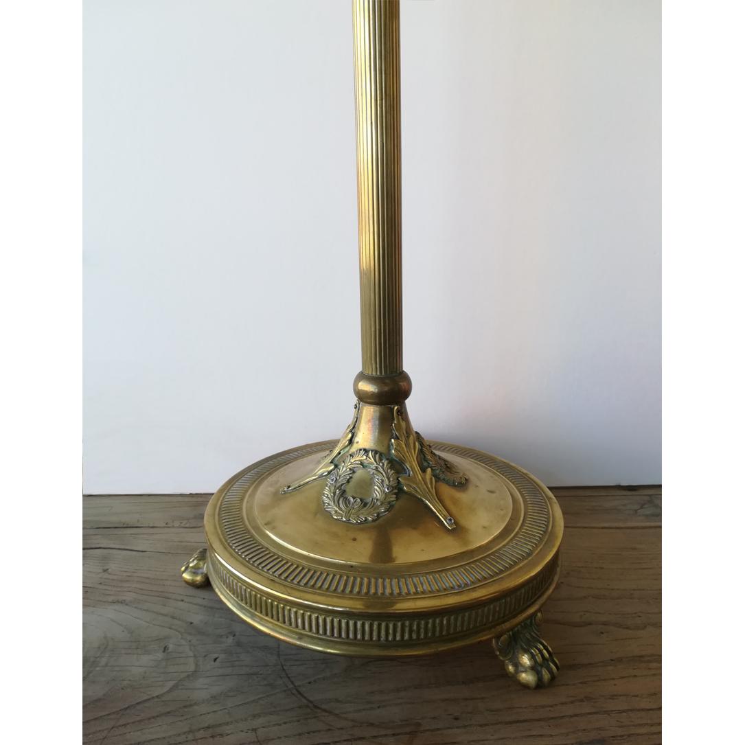 Floor Lamp in Bronze Dore Neoclassical or Empire Style, France, 20th Century 9