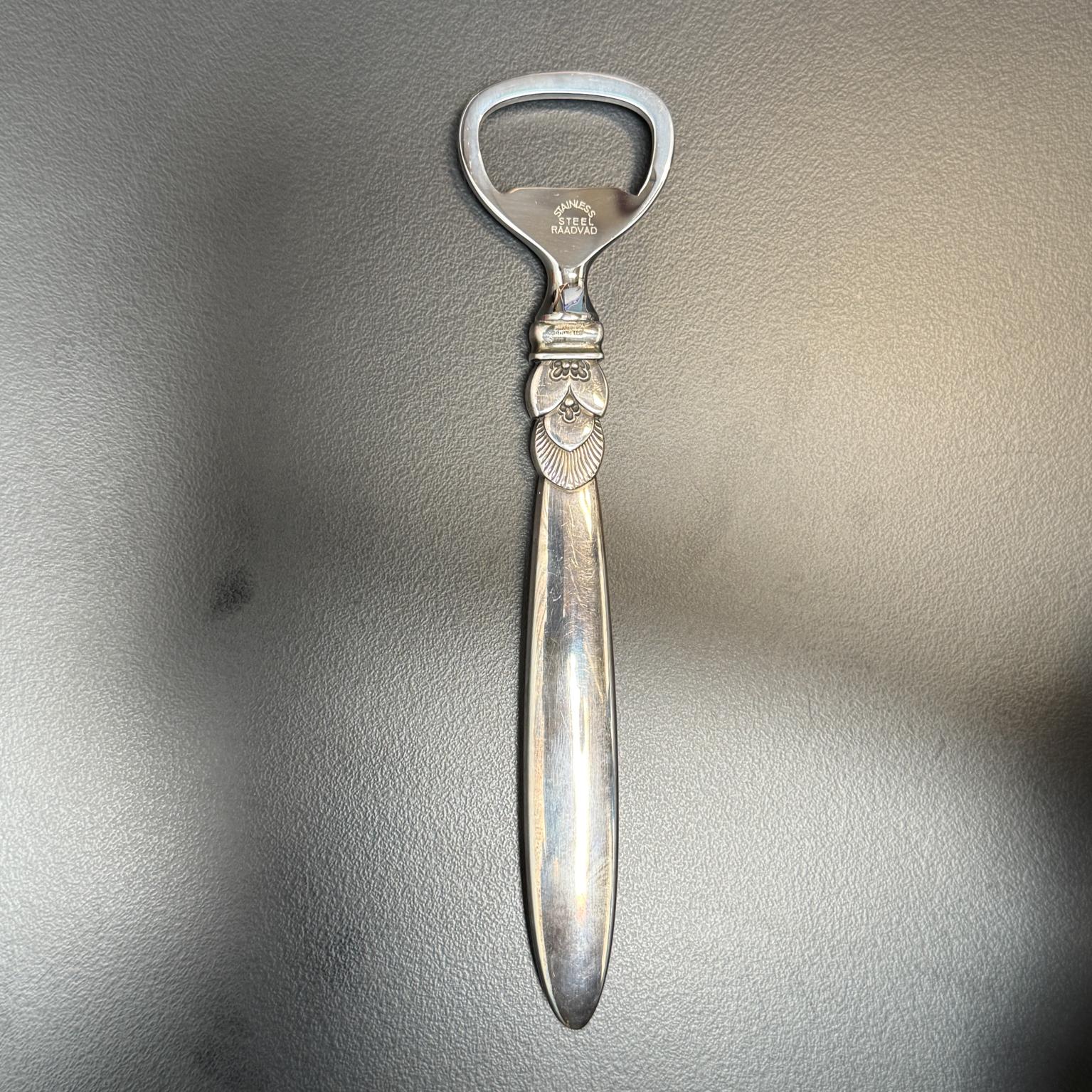 Georg Jensen Sterling Silver Cactus Bottle Opener Denmark For Sale 7
