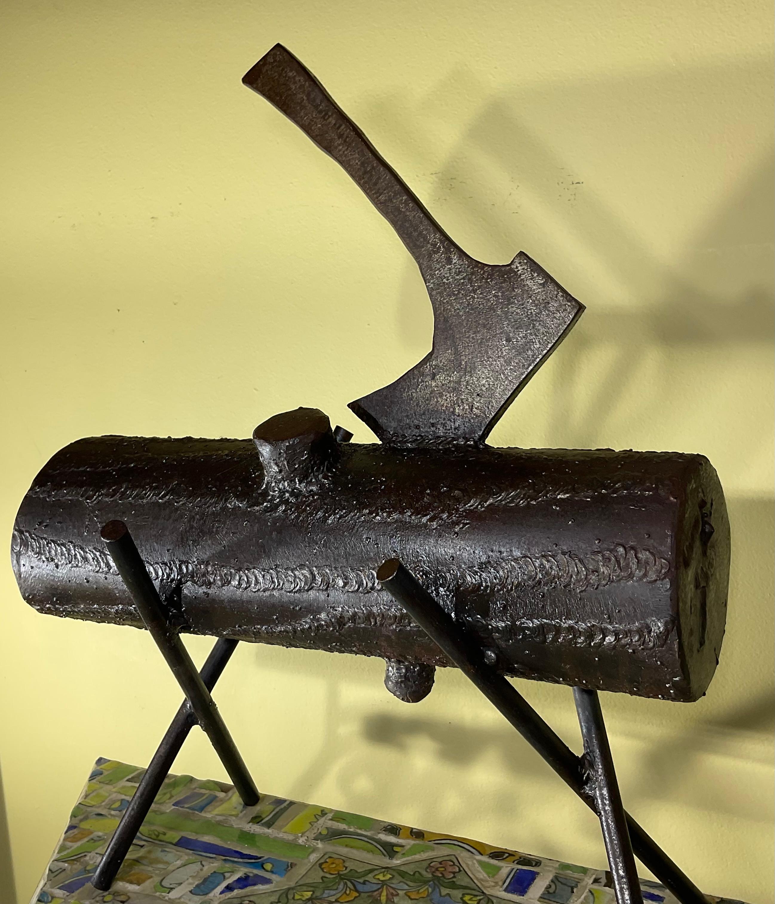 : Escultura de acero forjado a mano 