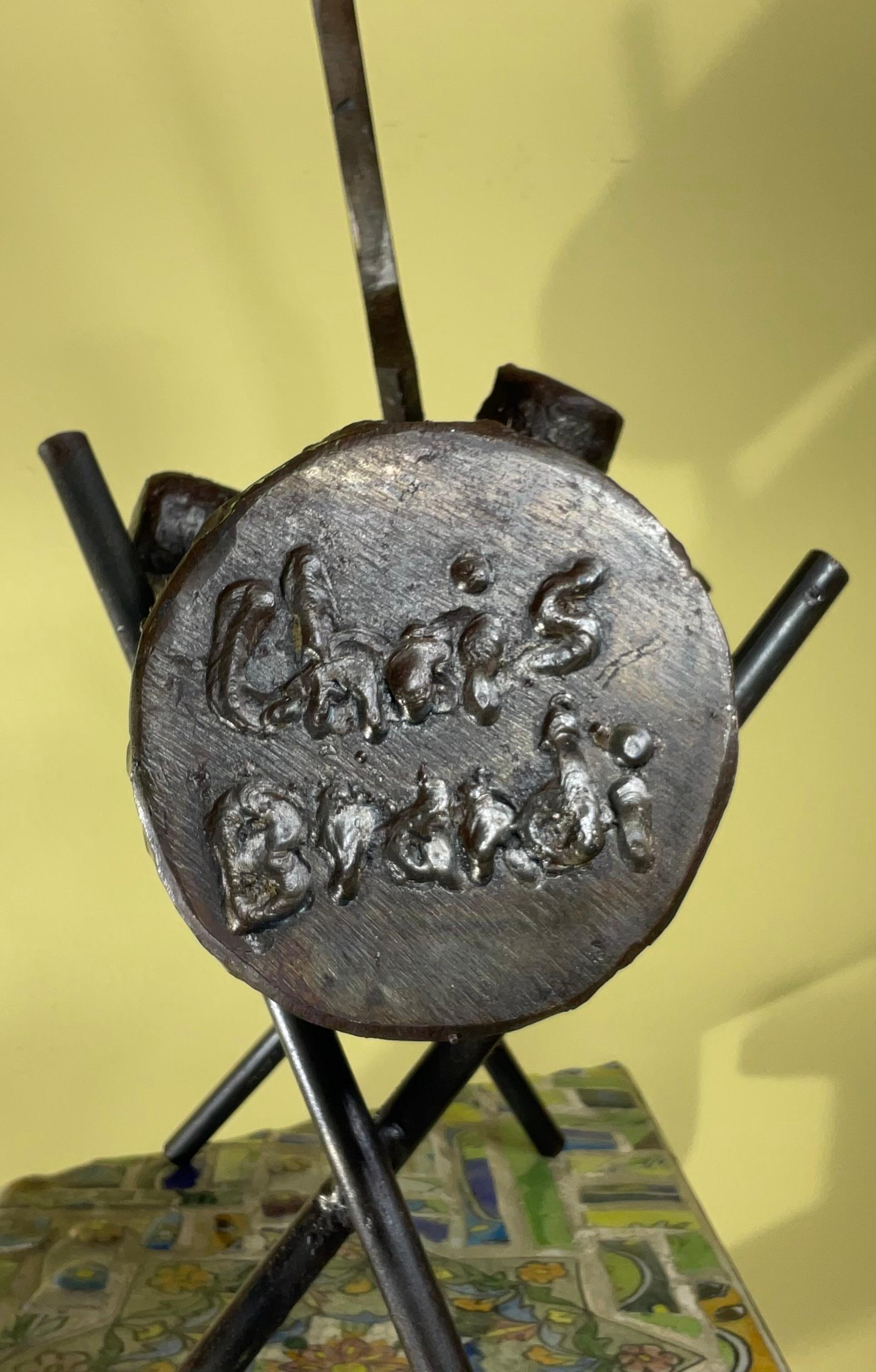 : Escultura de acero forjado a mano 