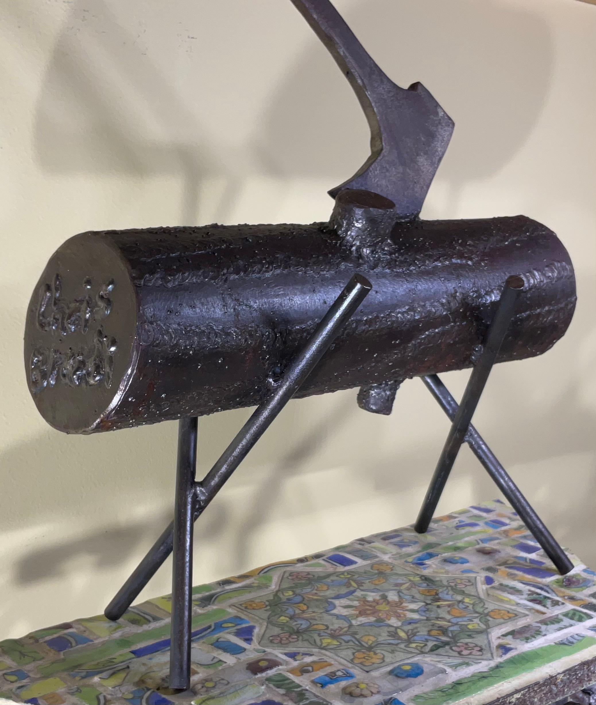 : Escultura de acero forjado a mano 
