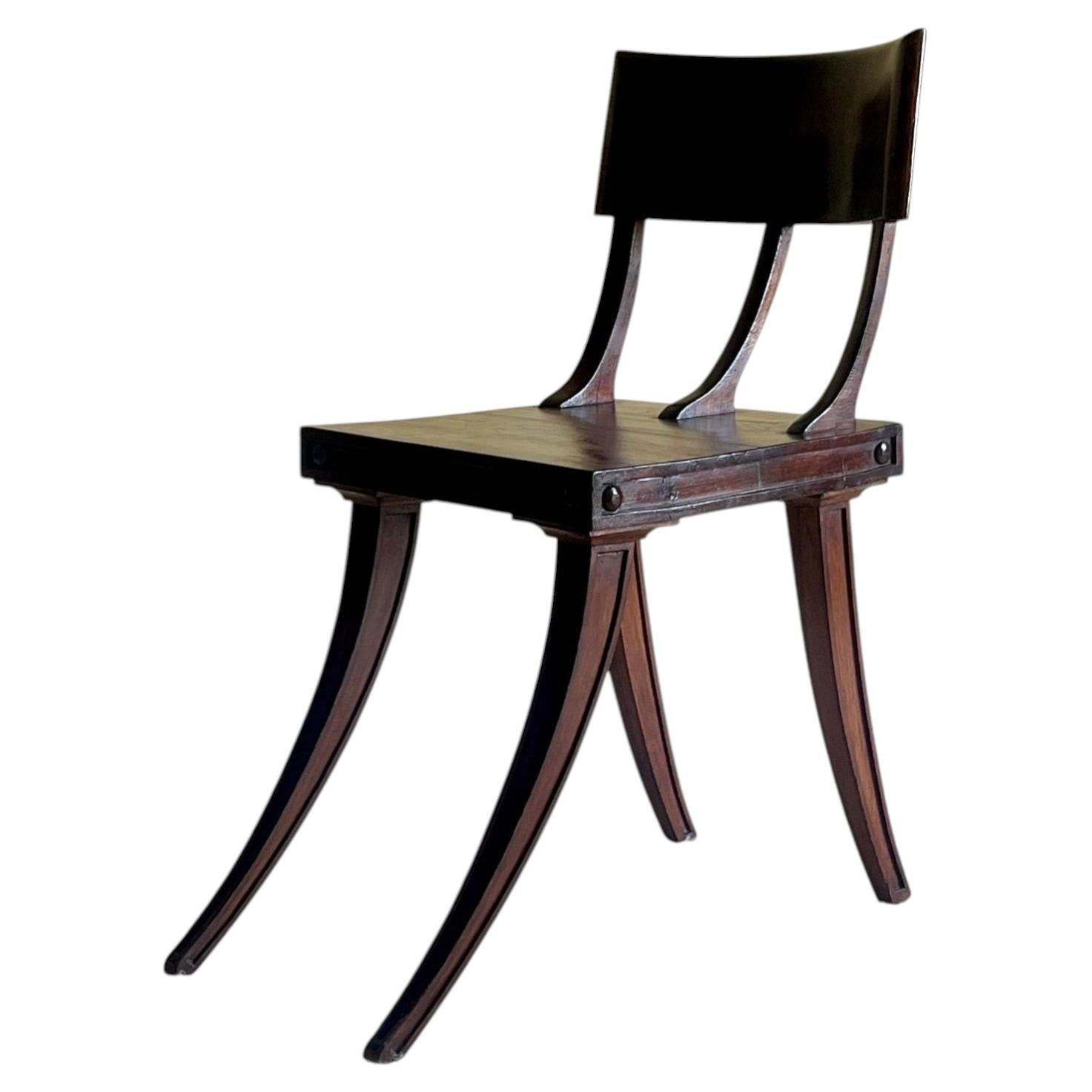 " Klismos" chair, 19th century