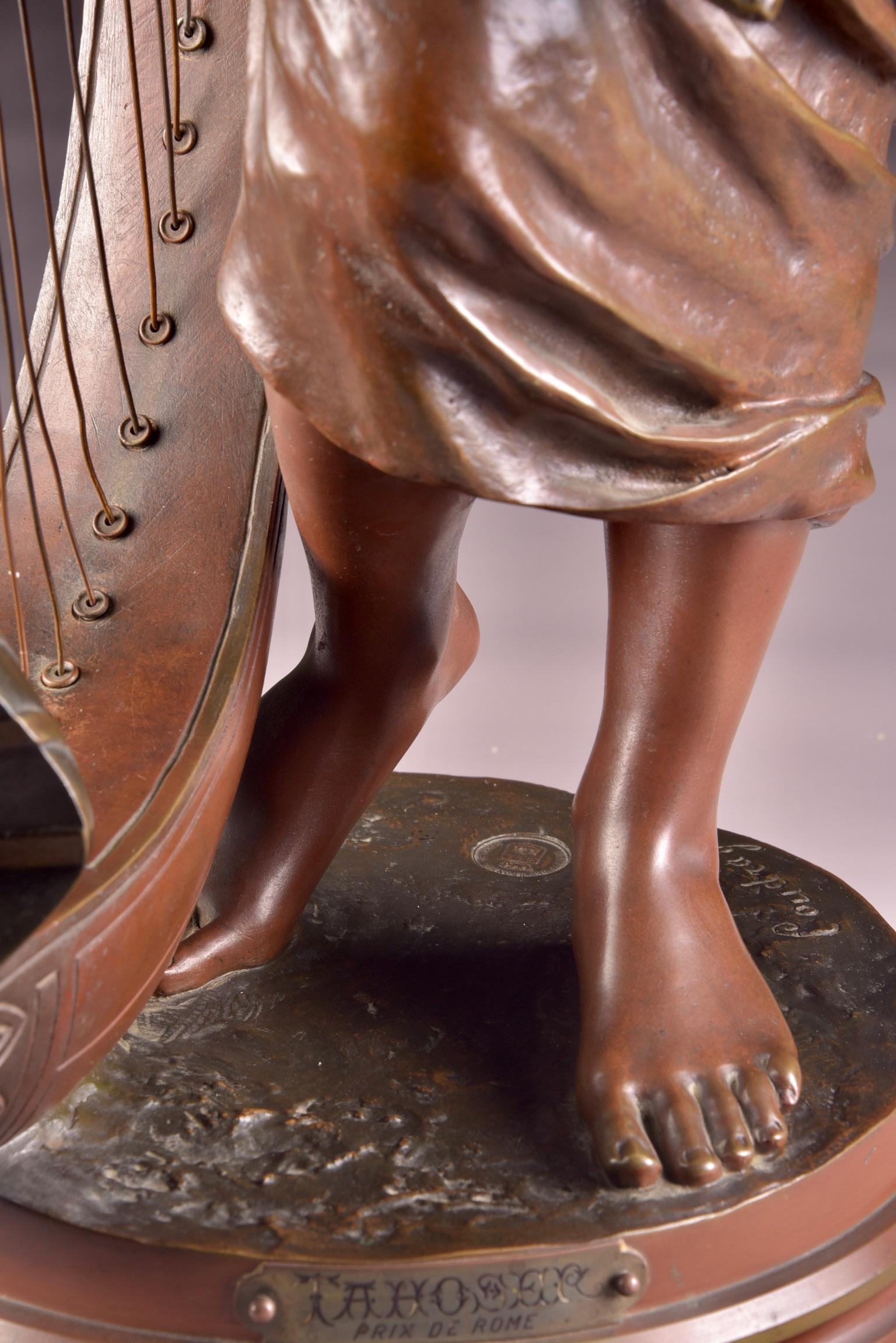 nude harpist