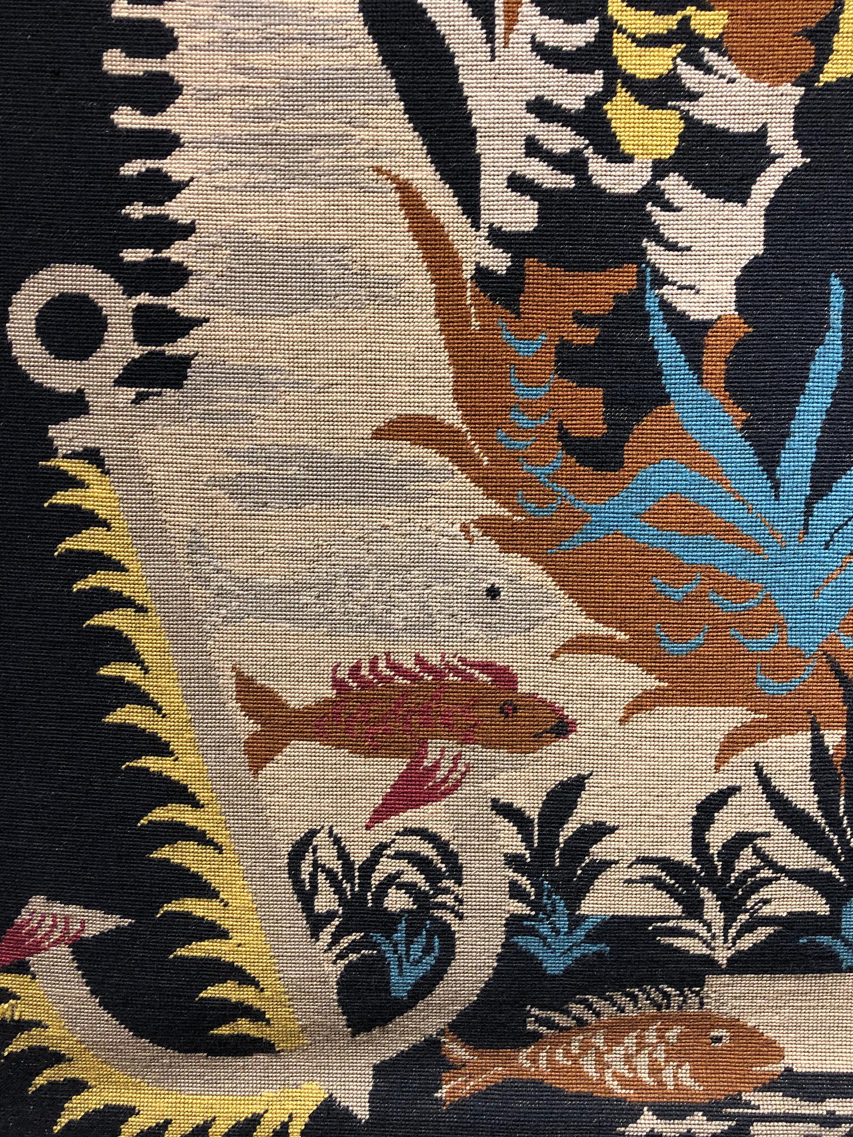 Needlepoint “Maritime” Tapestry Attributed to Jean Lurcat