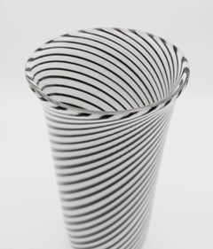 'Mezza Filigrana' Murano Glass Vase by Dino Martens