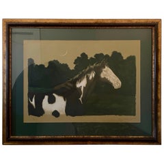 " Moon and Horse " Lithograph by Jamie Wyeth