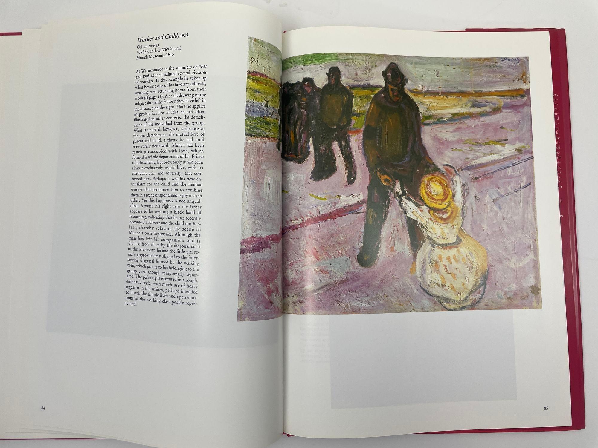 Livre d'art expressionniste à couverture rigide Munch, première édition de David Loshak, 1990 en vente 5
