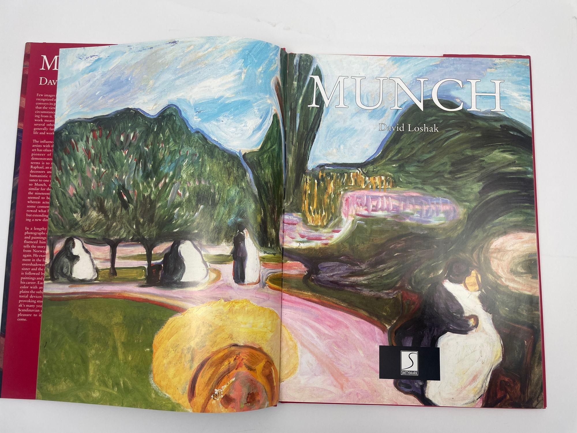 Papier Livre d'art expressionniste à couverture rigide Munch, première édition de David Loshak, 1990 en vente