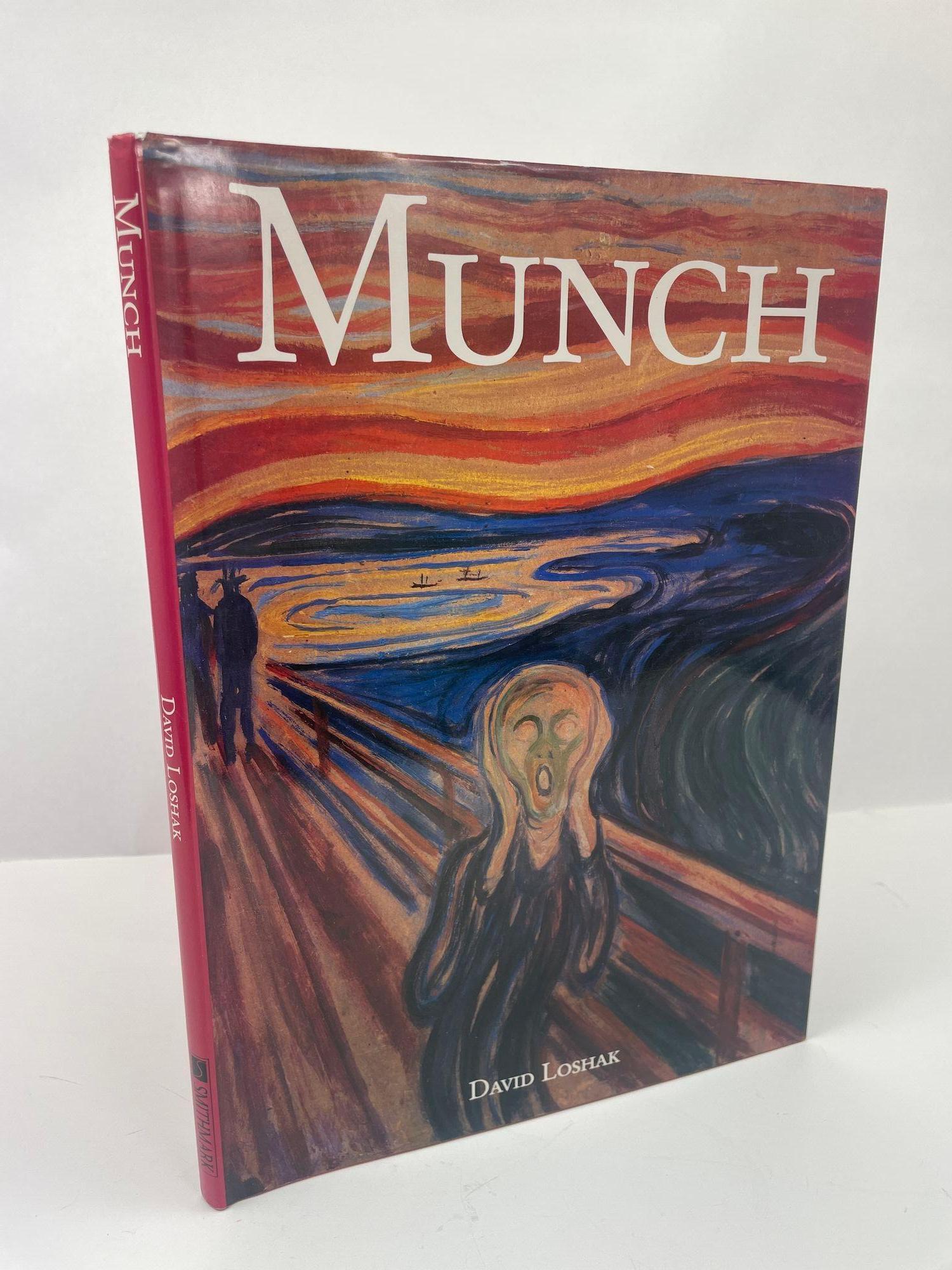 " Munch " Expressionist Hardcover Art Book First Edition 1990 by David Loshak For Sale