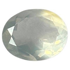 ! No Reserve ! 2.26 Carat Faceted White Opal