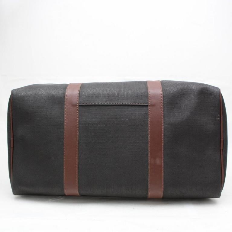 ( Rare ) Boston Duffle 82125 Black Canvas Weekend/Travel Bag For Sale 2