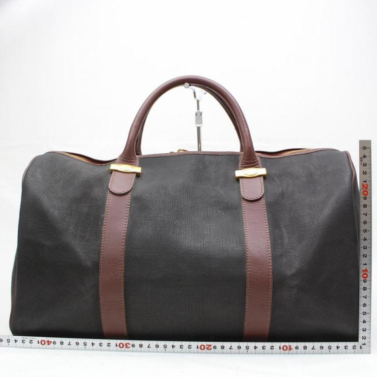 ( Rare ) Boston Duffle 82125 Black Canvas Weekend/Travel Bag For Sale 4