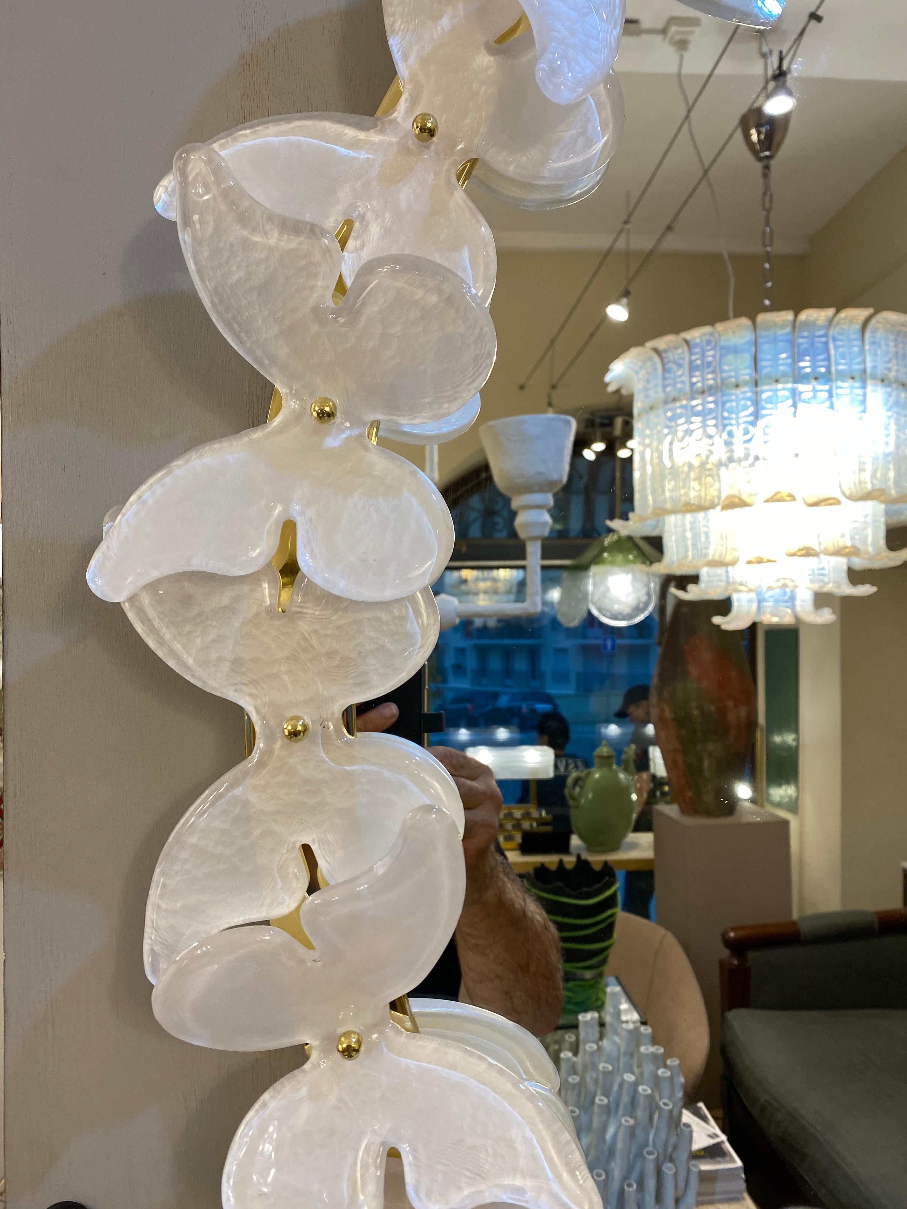 ⸻  Specchio rotondo in vetro di Murano - Modello 
