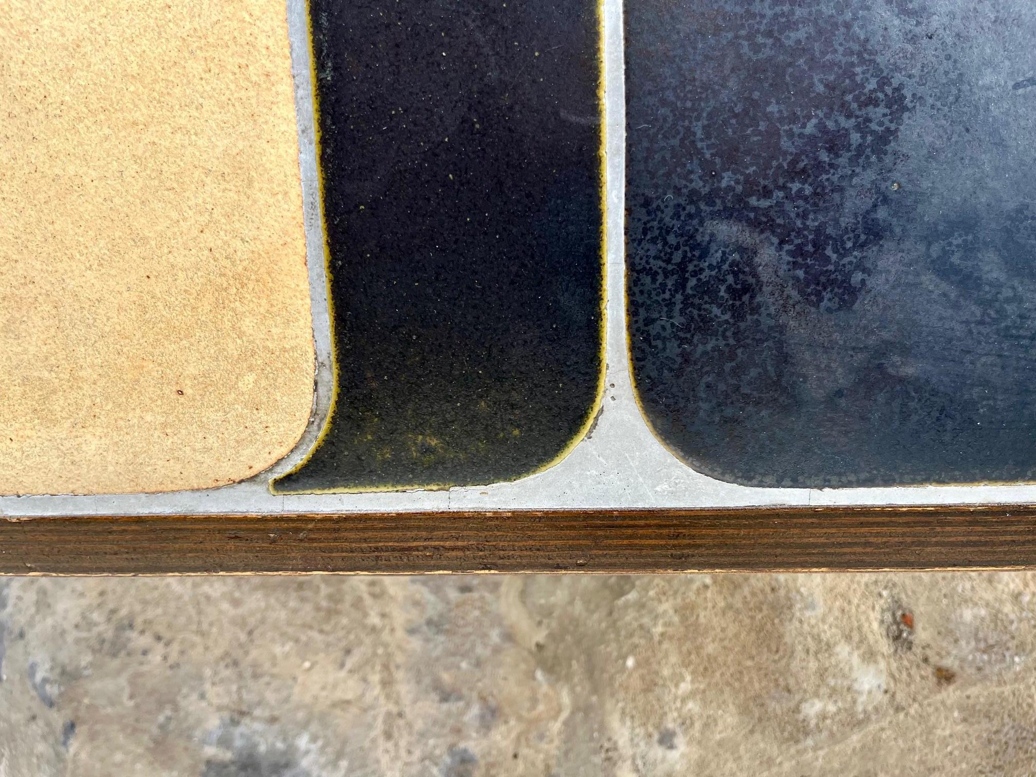 Table basse Shogun en céramique et bois. Roger Capron, Vallauris  1960's 3