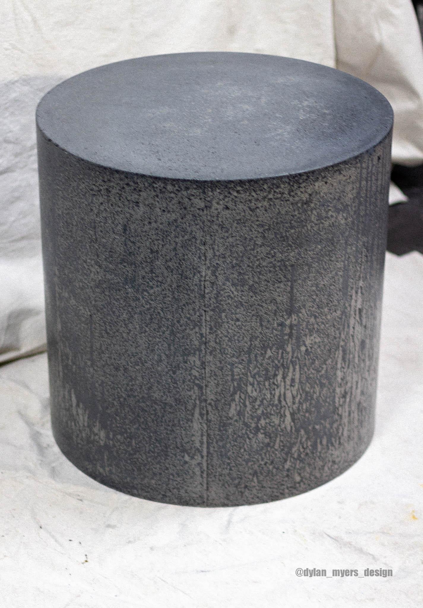 Modern Concrete Cylinder, Slow Flow by Dylan Myers  For Sale