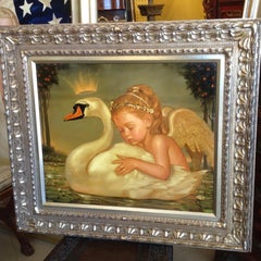 "Swan Princess" Oil Painting by Ralph Wolfe Cowan