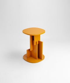 " Tamer" Yellow Side table by Adriane Escarfullery