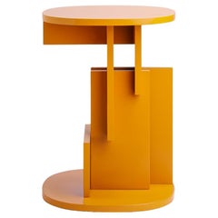 " Tamer" Yellow Side table by Adriane Escarfullery